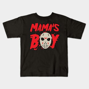 Mama's Boy Jason Voorhees Kids T-Shirt